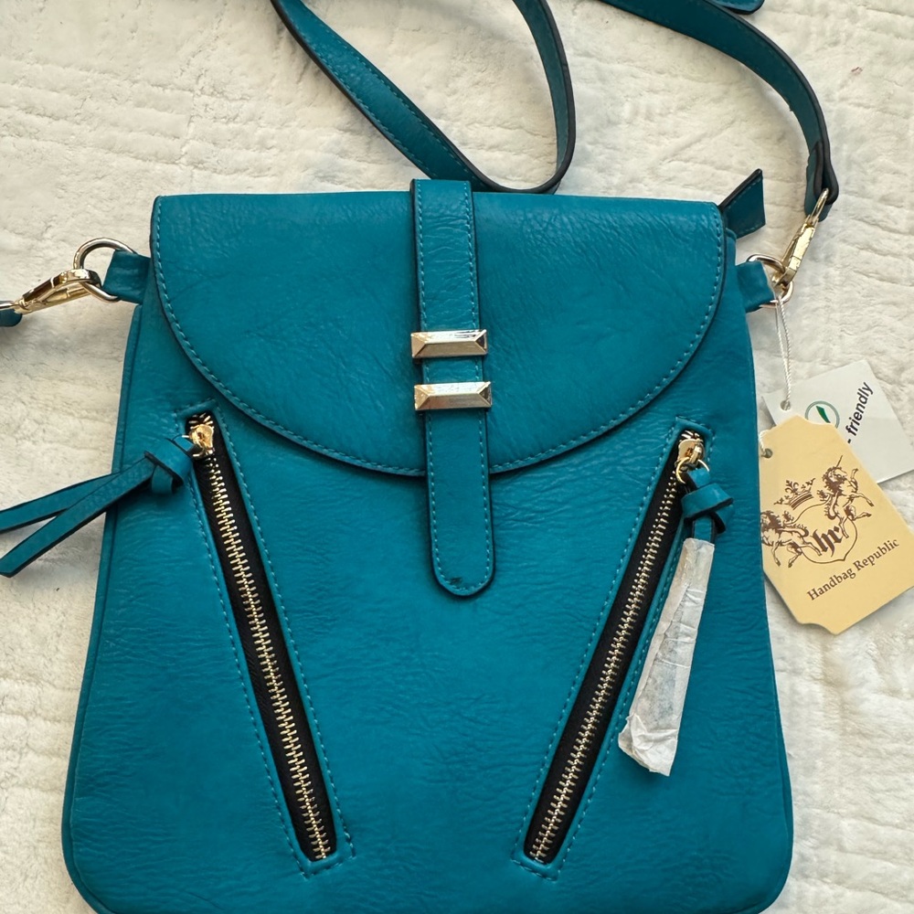 Handbag Republic Teal Crossbody Bag
